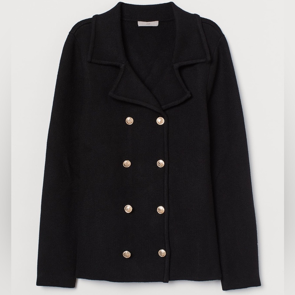 H&M Double-Breasted Cardigan XL